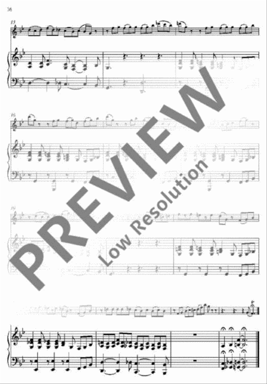 Modern Flutist Flute Solo scores gallery preview page 15