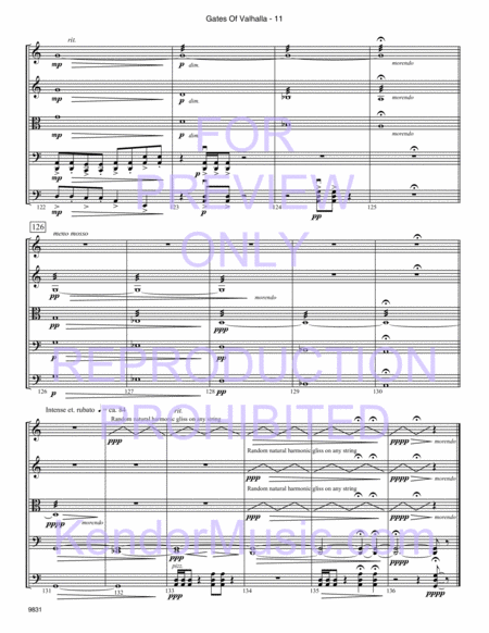 Gates Of Valhalla (A Hero's Destiny) (Full Score)