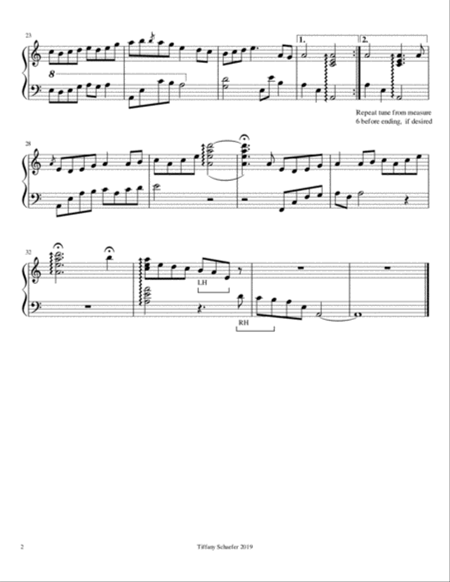 The Clergy's Lamentation: Late Intermediate Harp Harp scores gallery preview page 3