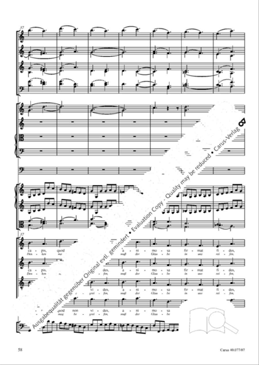 Lauda Sion 4-Part scores gallery preview page 71