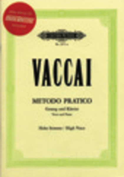 Metodo Pratico di Canto Italiano for Voice and Piano (High Voice) [incl. CD]