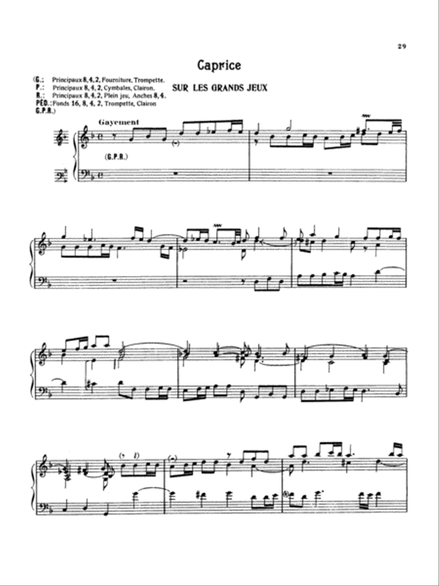 Clerambault: Organ Book Clerambault: Organ Book Organ scores gallery preview page 1