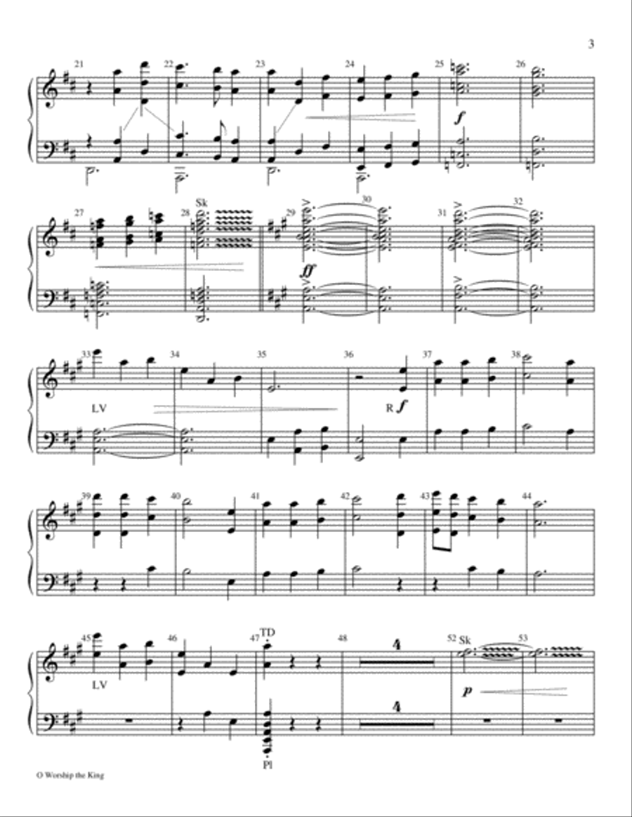 O Worship the King