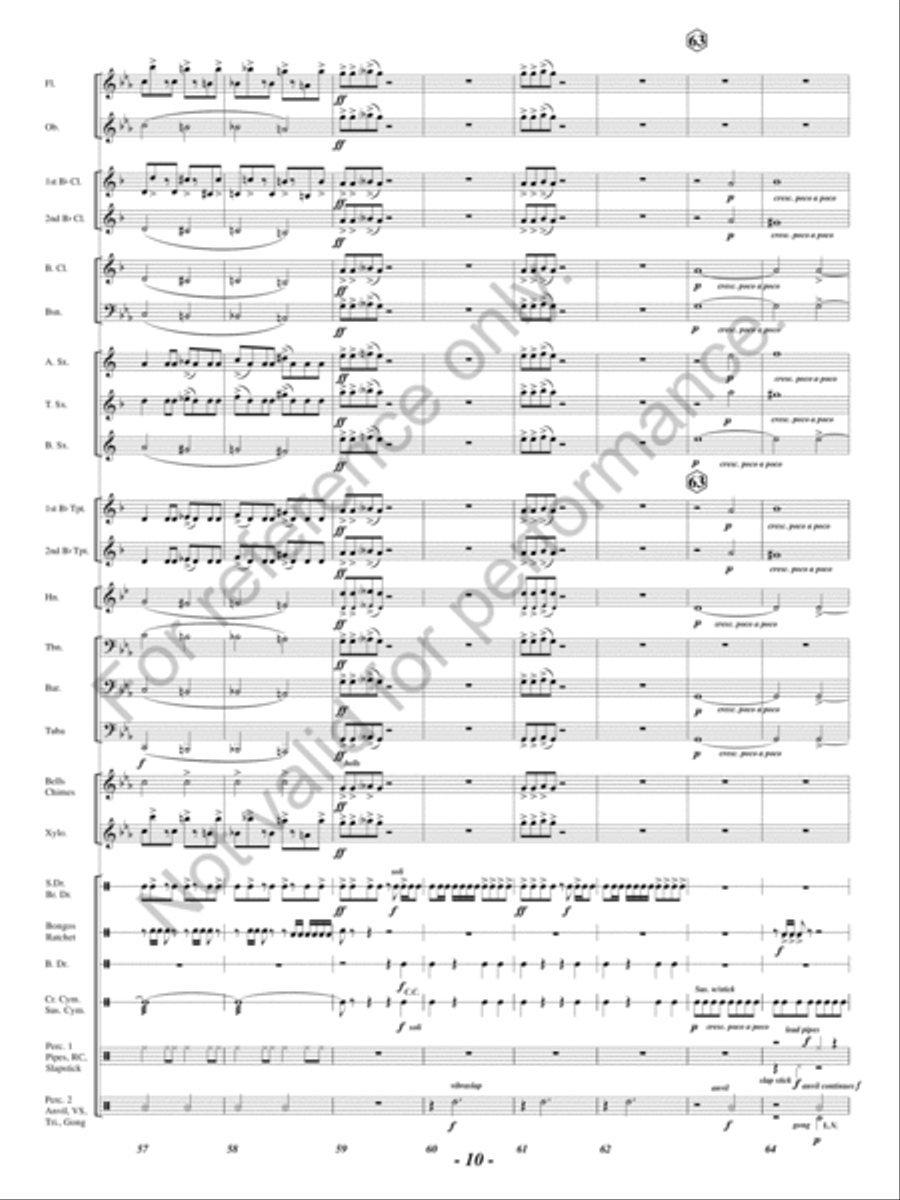 Roller Coaster! Concert Band - Sheet Music page 9