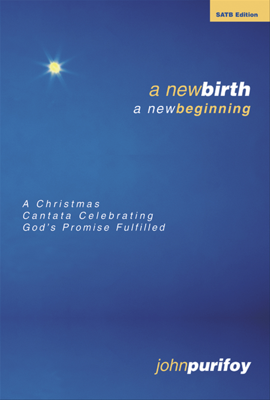 A New Birth...A New Beginning 4-Part scores gallery preview page 1