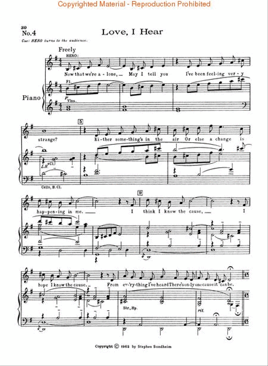 <br>Sheet music extract