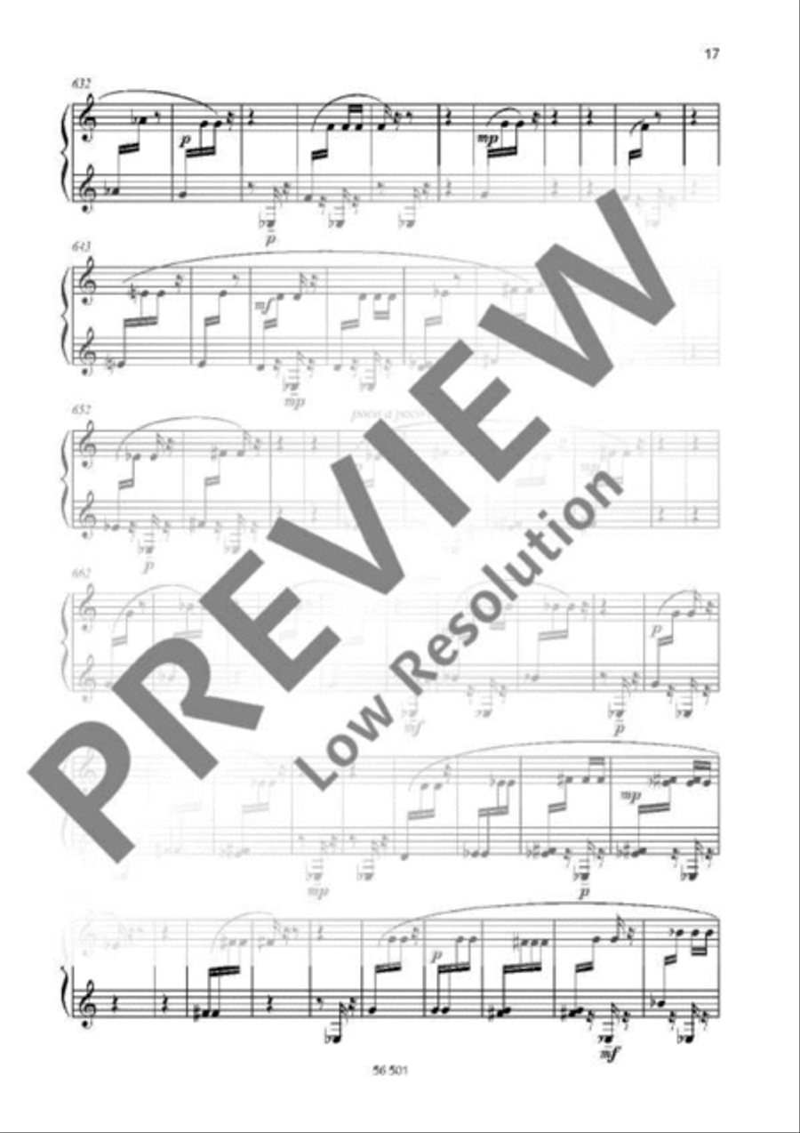 Whirling Udumbara I & II Piano Solo scores gallery preview page 13