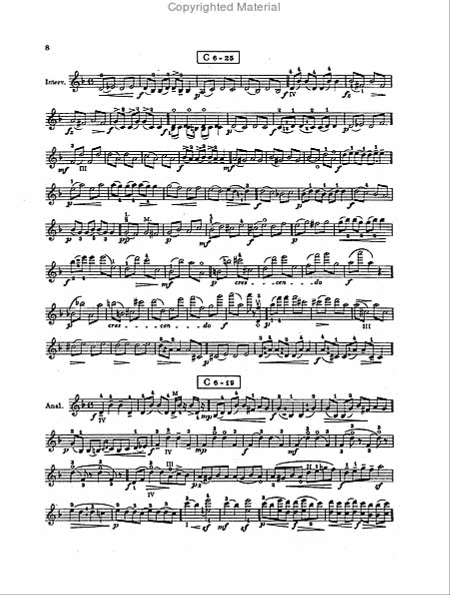 Violin Concerto in D minor, Op. 17 Violin Solo scores gallery preview page 3
