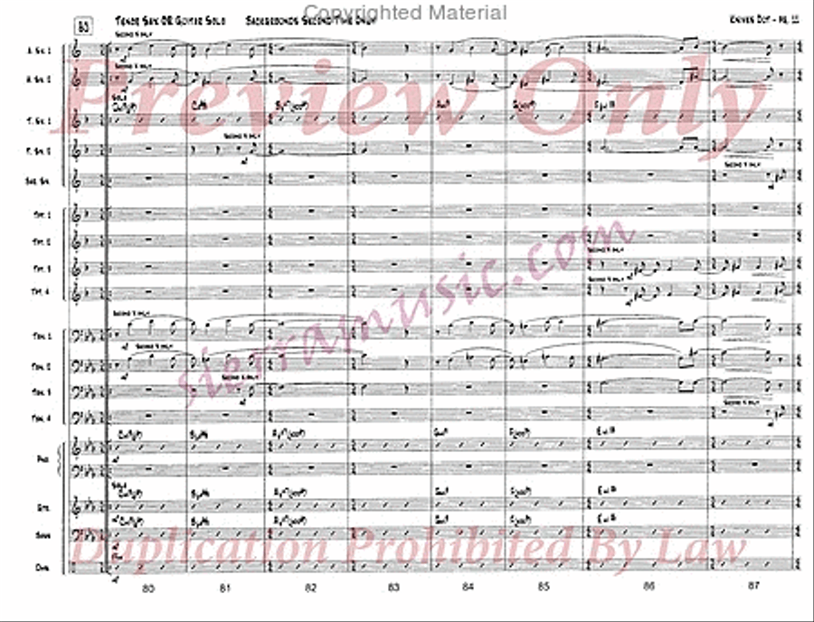 I Worship You Jazz Ensemble scores gallery preview page 12