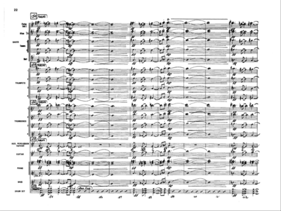 Andromeda Jazz Ensemble scores gallery preview page 21