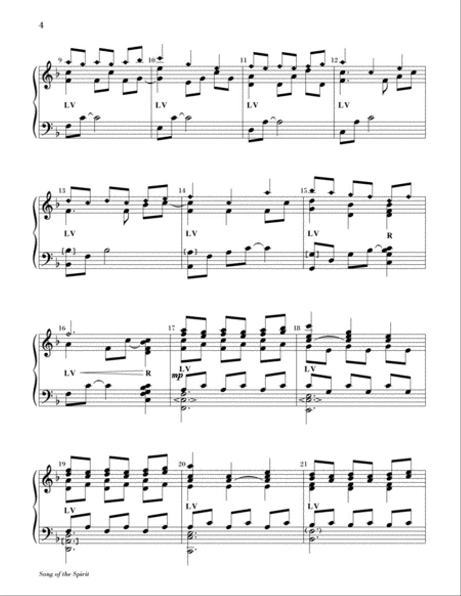Song of the Spirit (Play the Sunset) 5-Octaves scores gallery preview page 3