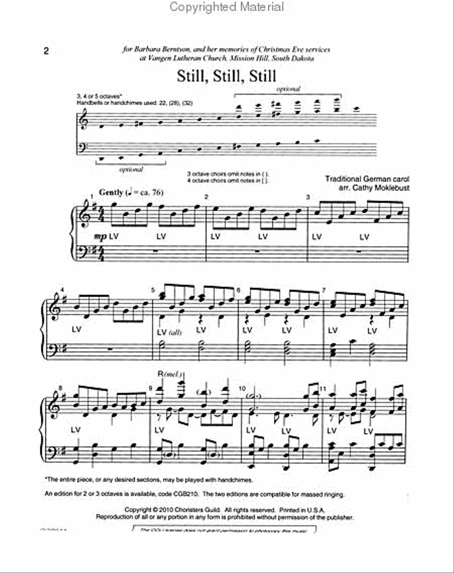 Still, Still, Still (3-5 octaves) 5-Octaves scores gallery preview page 2
