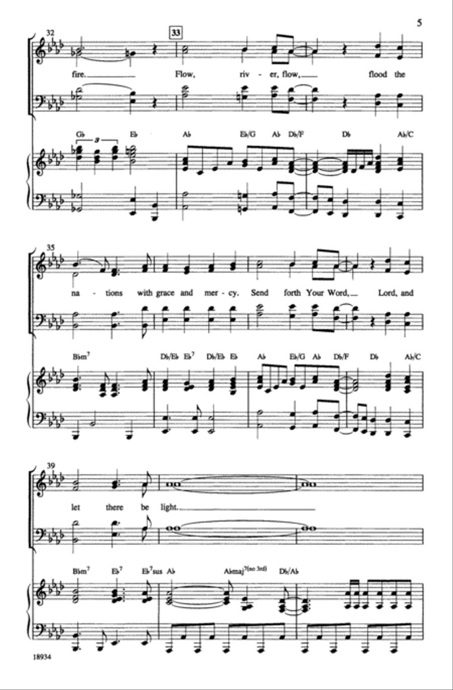 Shine, Jesus, Shine 4-Part scores gallery preview page 5