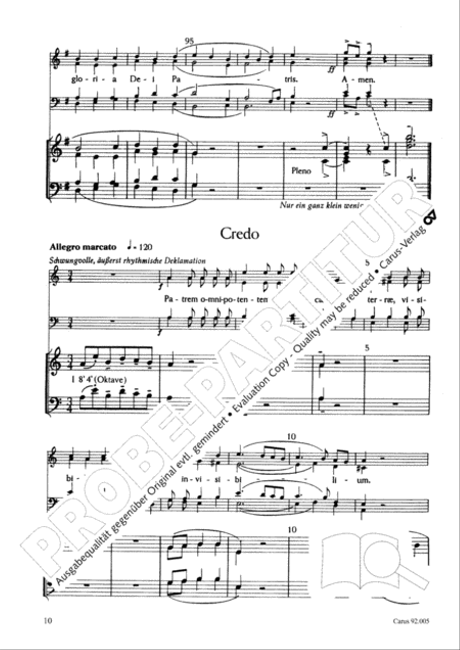 Mass Mass 4-Part scores gallery preview page 11