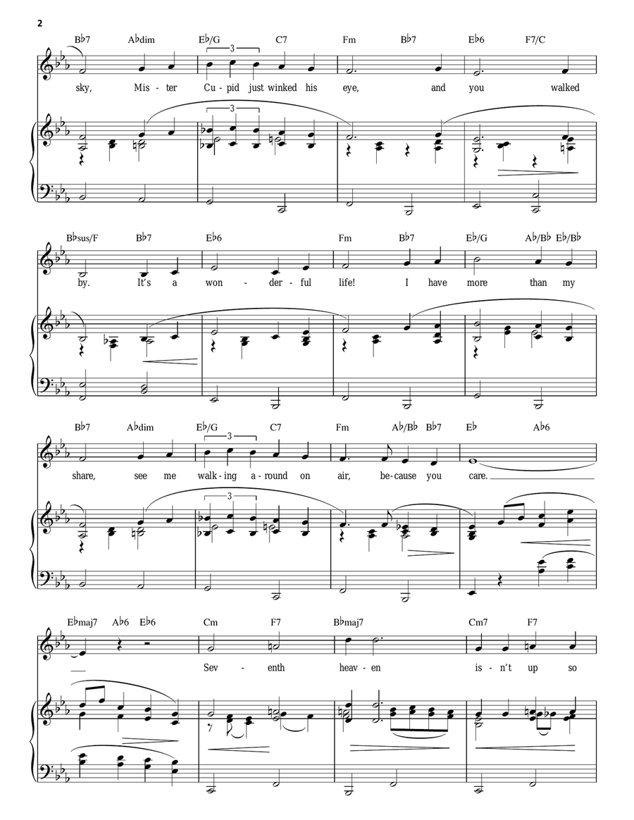 It's A Wonderful Life It's A Wonderful Life Piano, Vocal, Guitar scores gallery preview page 2