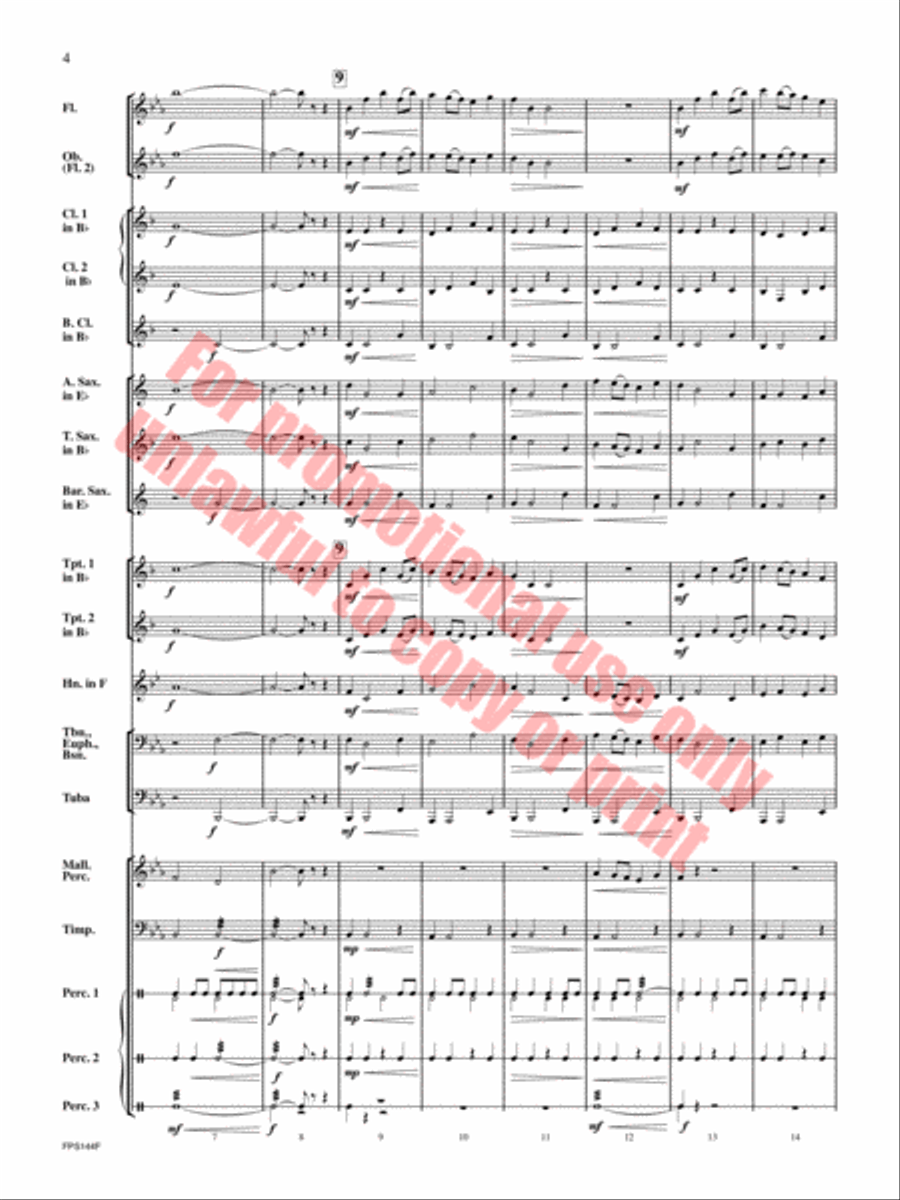 Greenwood Lake Concert Band scores gallery preview page 5
