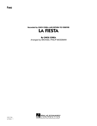 Book cover for La Fiesta - Piano