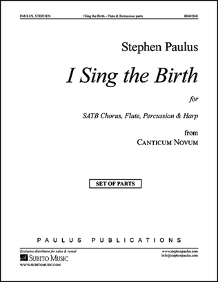 I Sing the Birth (from Canticum Novum)