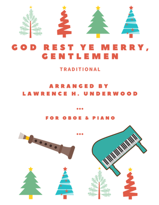 Book cover for God Rest Ye Merry, Gentlemen for Solo Oboe
