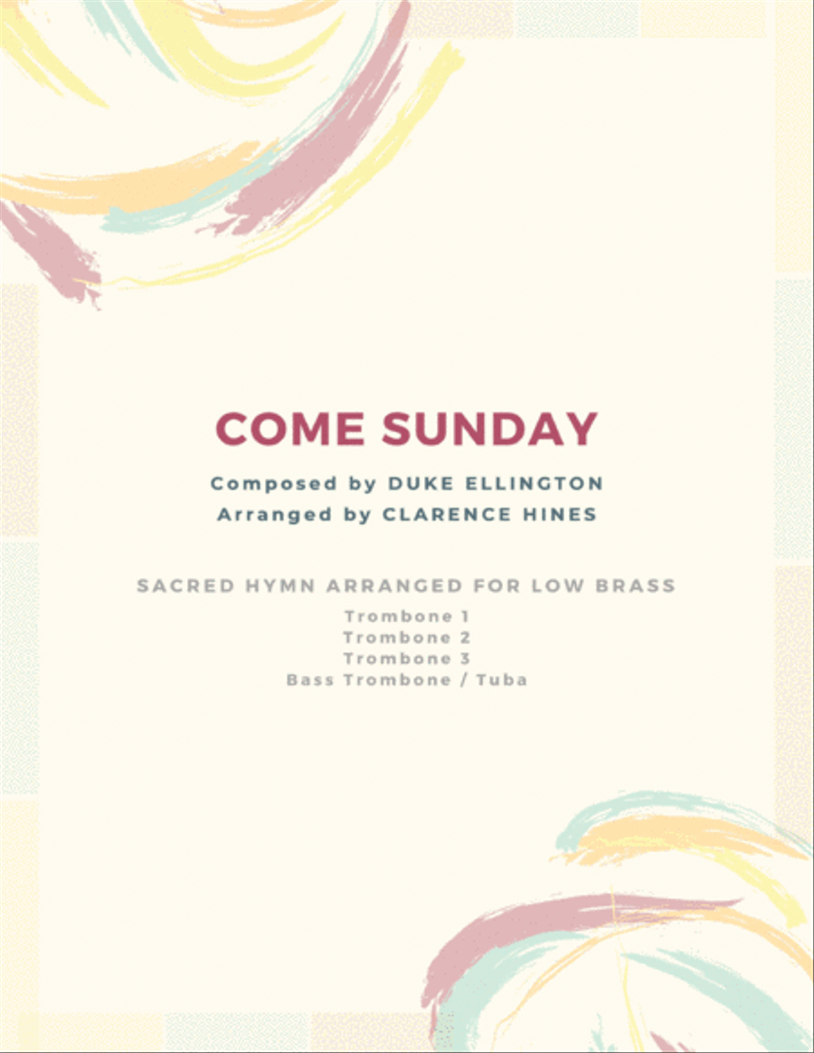 Come Sunday Small Ensemble scores gallery preview page 1