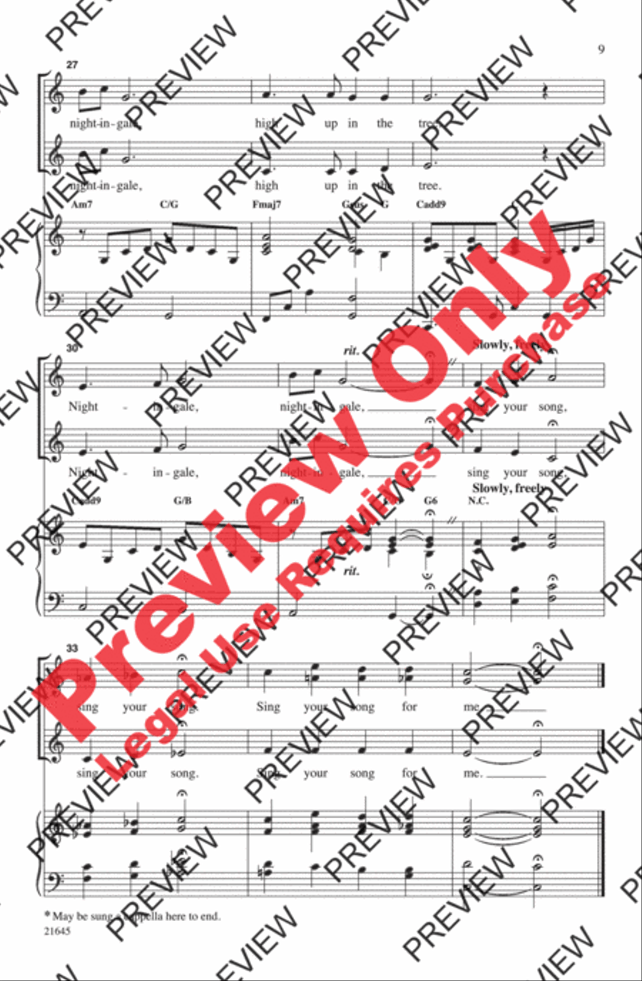 A Jazz Trio 2-Part scores gallery preview page 9