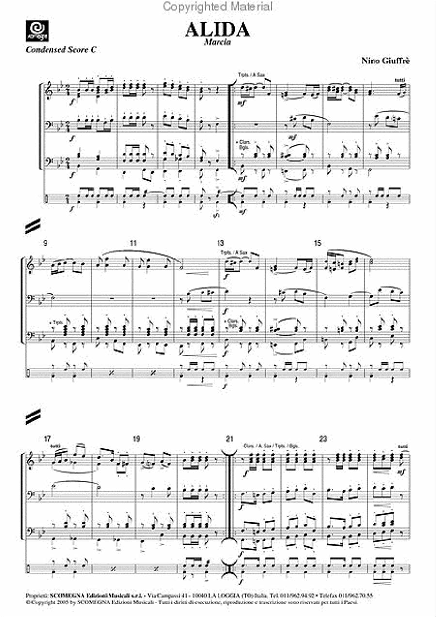 Red Book Vol. 1 - 24 Marches Marching Band scores gallery preview page 3
