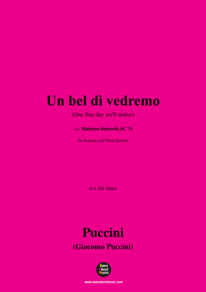 G. Puccini-Un bel dì vedremo(One fine day we'll notice),Act II,in A flat Major