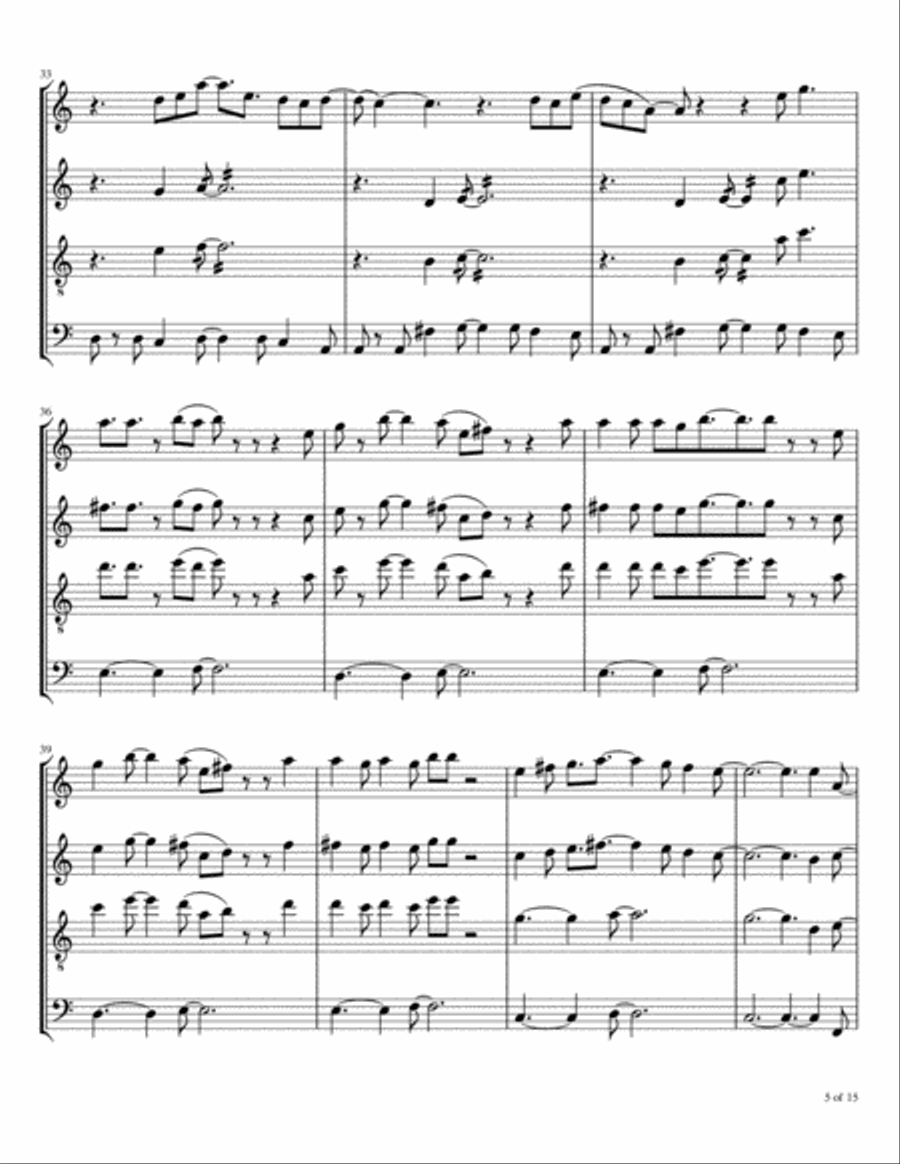 Pretzel Logic Pretzel Logic Woodwind Quartet scores gallery preview page 6
