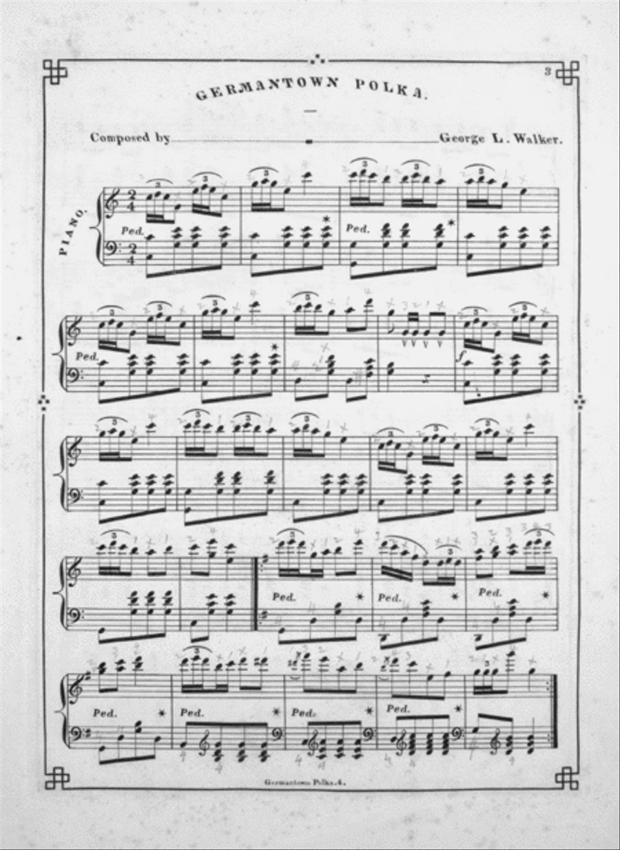 Germantown Polka Piano Solo scores gallery preview page 2