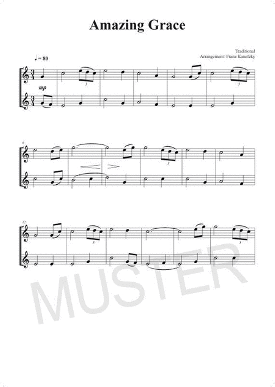100 Leichte Duette für 2 Querflöten Flute Duet scores gallery preview page 4