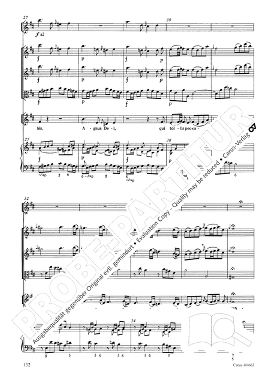 Mass in D minor (Missa in d) ATB scores gallery preview page 148