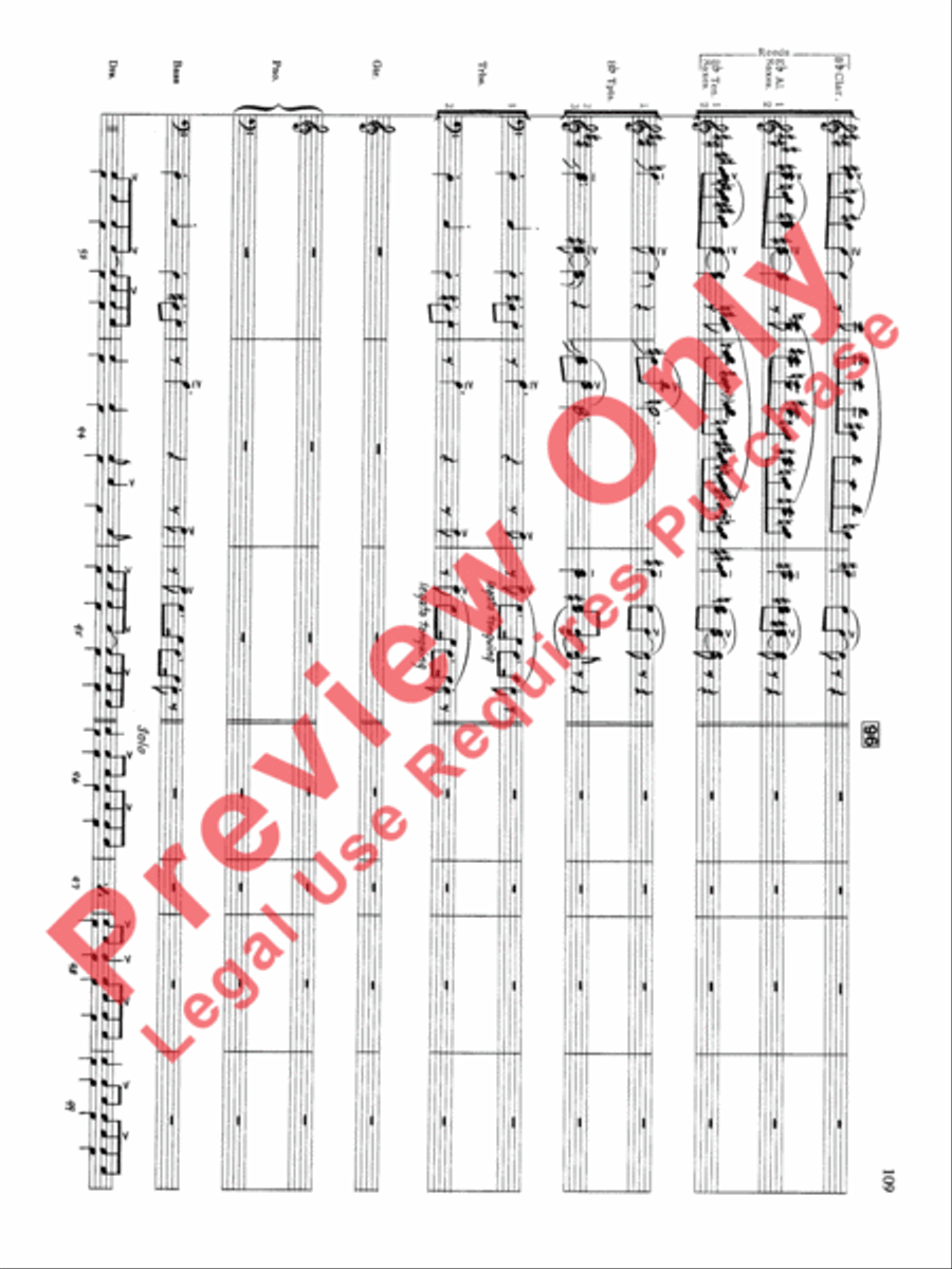 Original Big Band Sounds Big Band scores gallery preview page 110