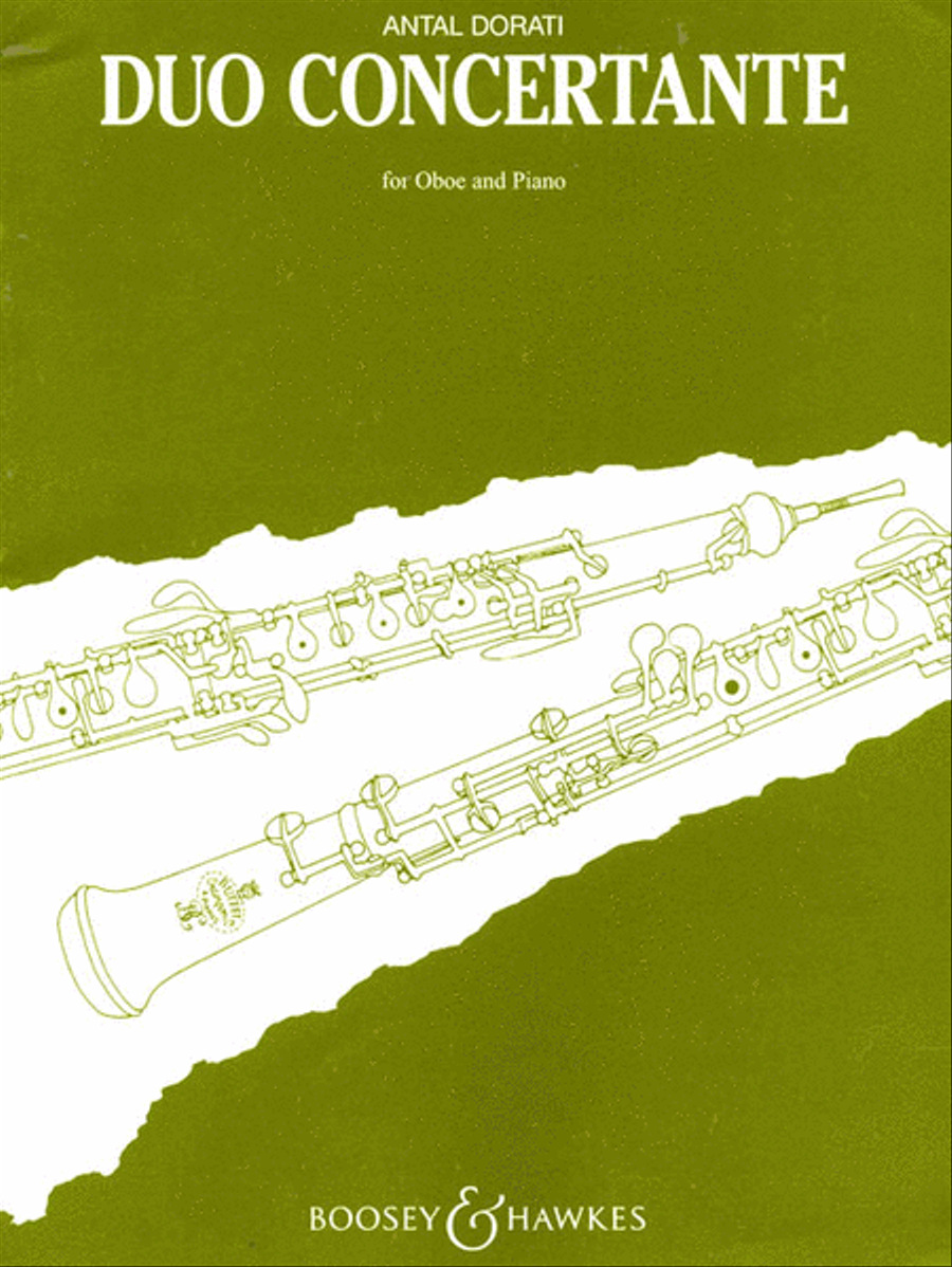 Duo Concertante by Antal Dorati Piano Accompaniment - Sheet Music