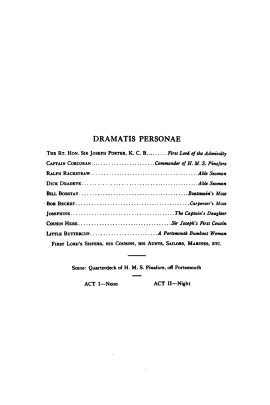 H.M.S. Pinafore H.M.S. Pinafore Voice scores gallery preview page 4