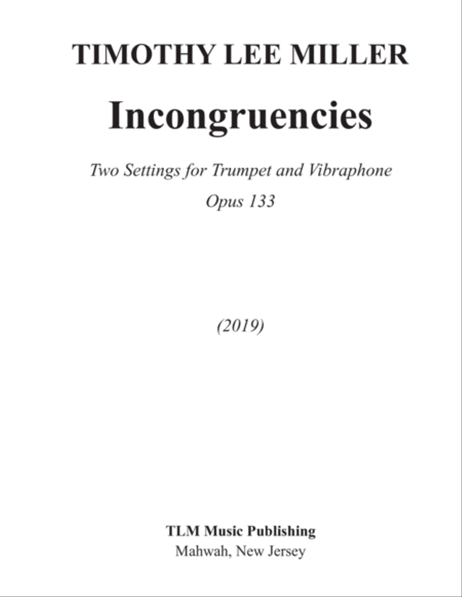 Incongruencies Incongruencies Trumpet Duet scores gallery preview page 3