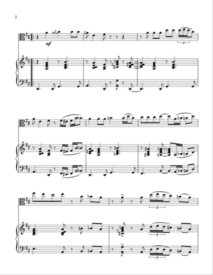Crying In The Rain Viola scores gallery preview page 3