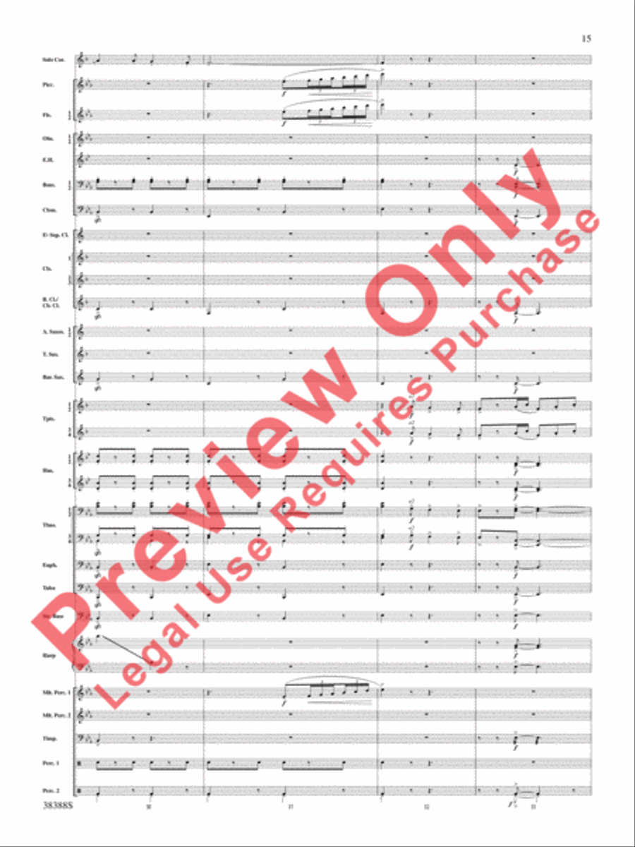 Napoli Concert Band scores gallery preview page 16