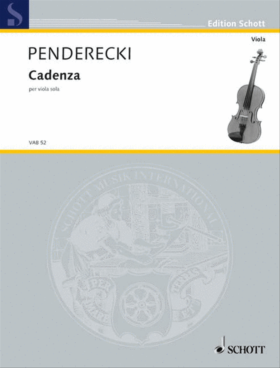 Cadenza Viola Solo scores gallery preview page 1