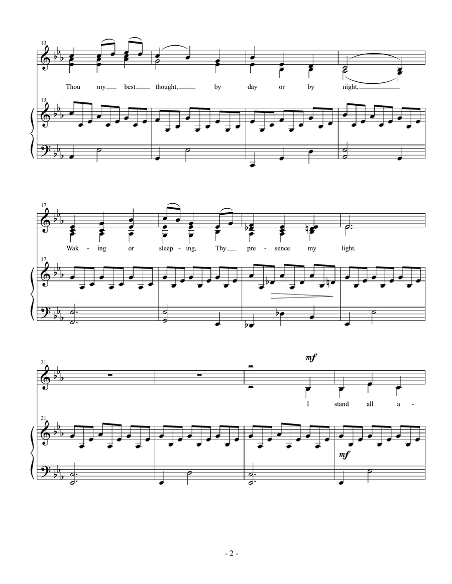 Still Be My Vision (SSA) Still Be My Vision (SSA) SSA scores gallery preview page 3