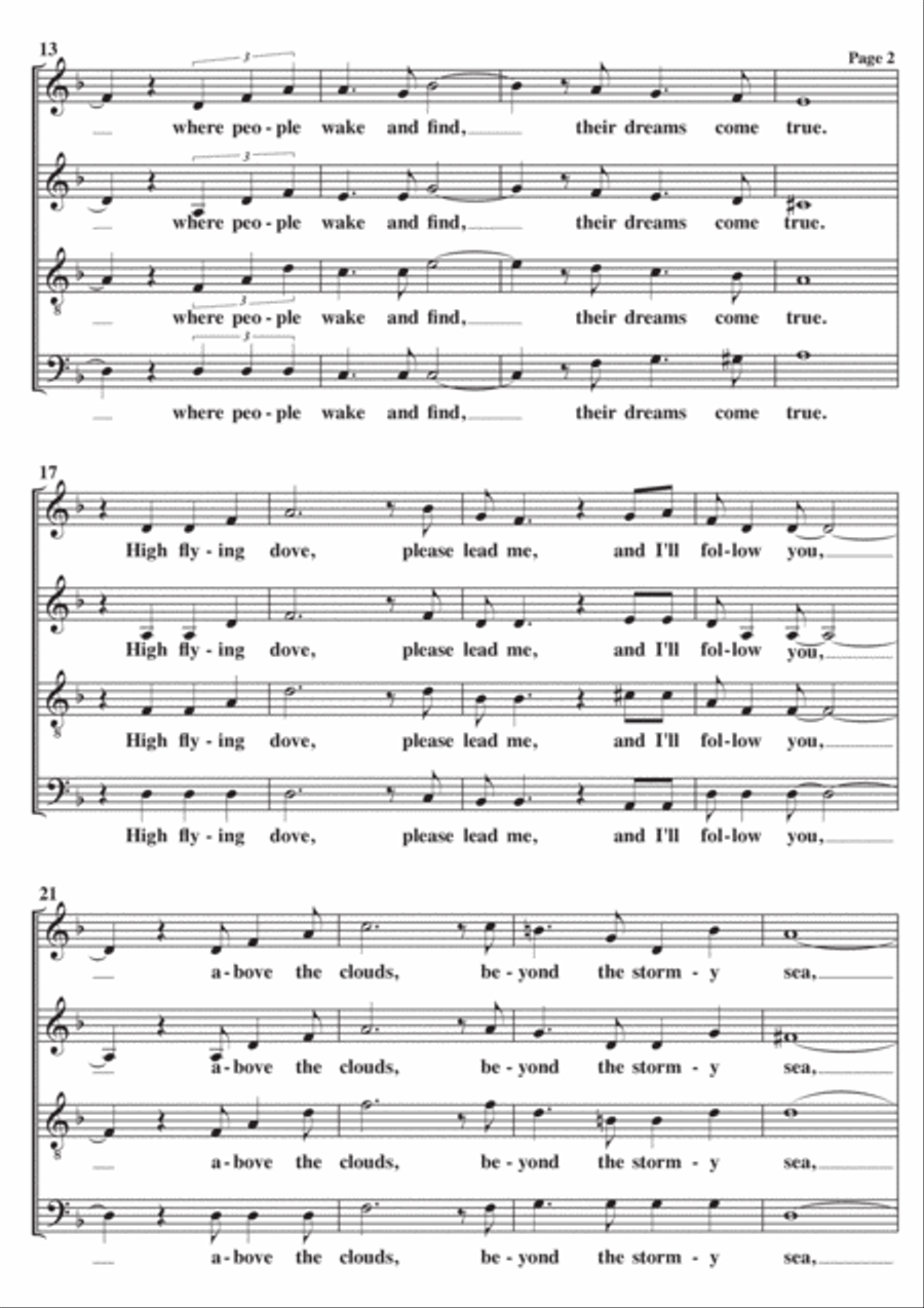 Olive Tree Olive Tree 4-Part scores gallery preview page 2