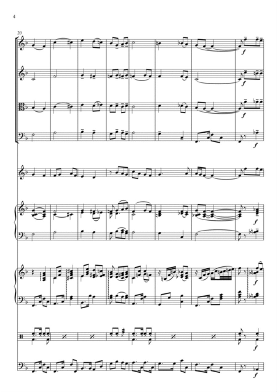 O, sole mio Large Ensemble scores gallery preview page 4