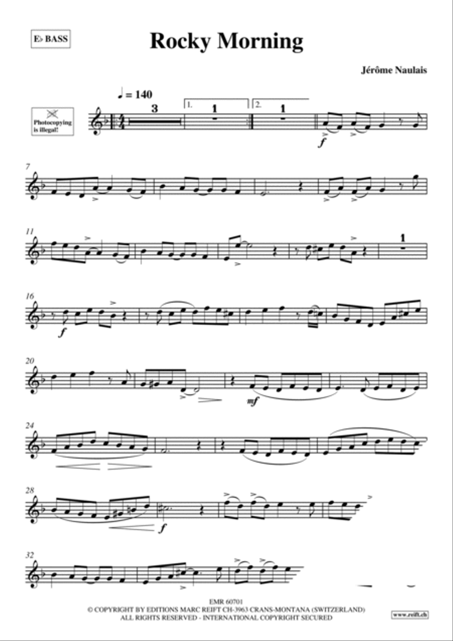 Rocky Morning Voice Solo scores gallery preview page 4