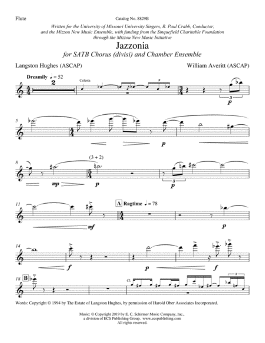 Jazzonia Jazzonia Choir scores gallery preview page 1