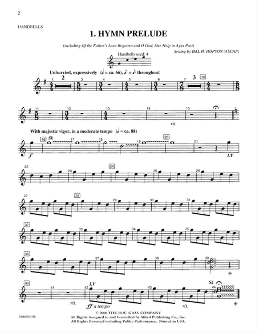 A Festival of Hymns: The Writers Tell Their Stories Choir scores gallery preview page 2