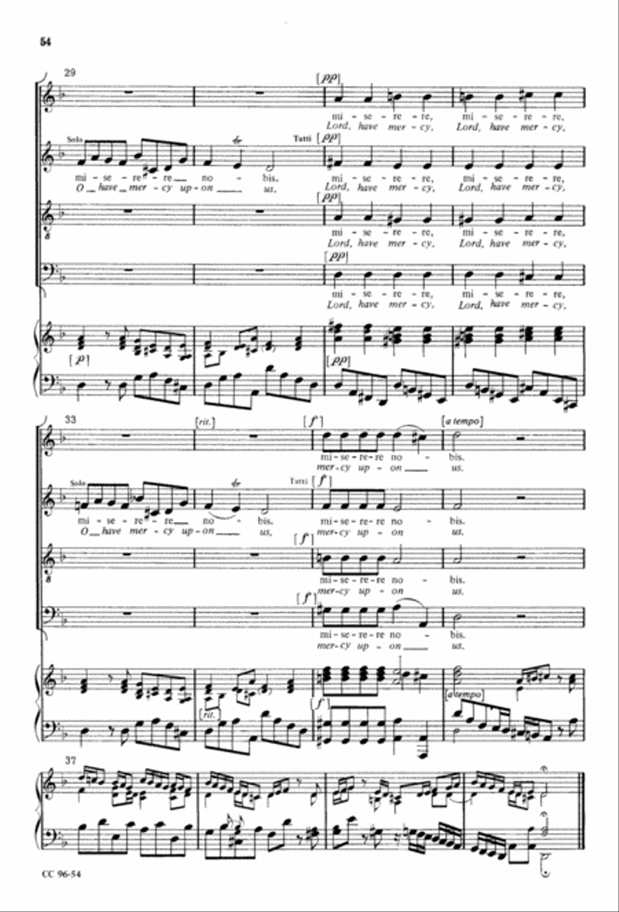 Gloria Gloria 4-Part scores gallery preview page 55