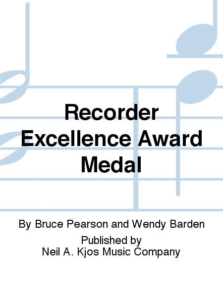 Recorder Excellence Award Medal image number null