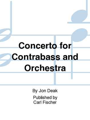 Book cover for Concerto For Contrabass And Orchestra