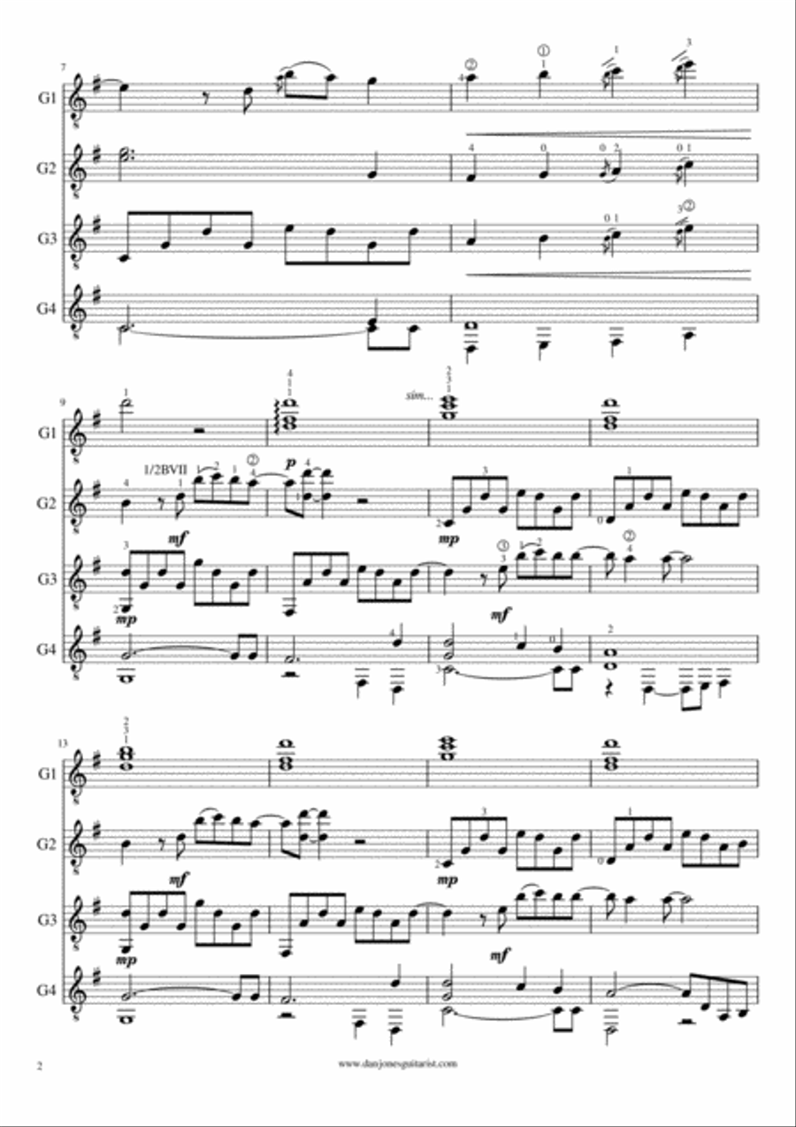 Wonderful Tonight Small Ensemble scores gallery preview page 2