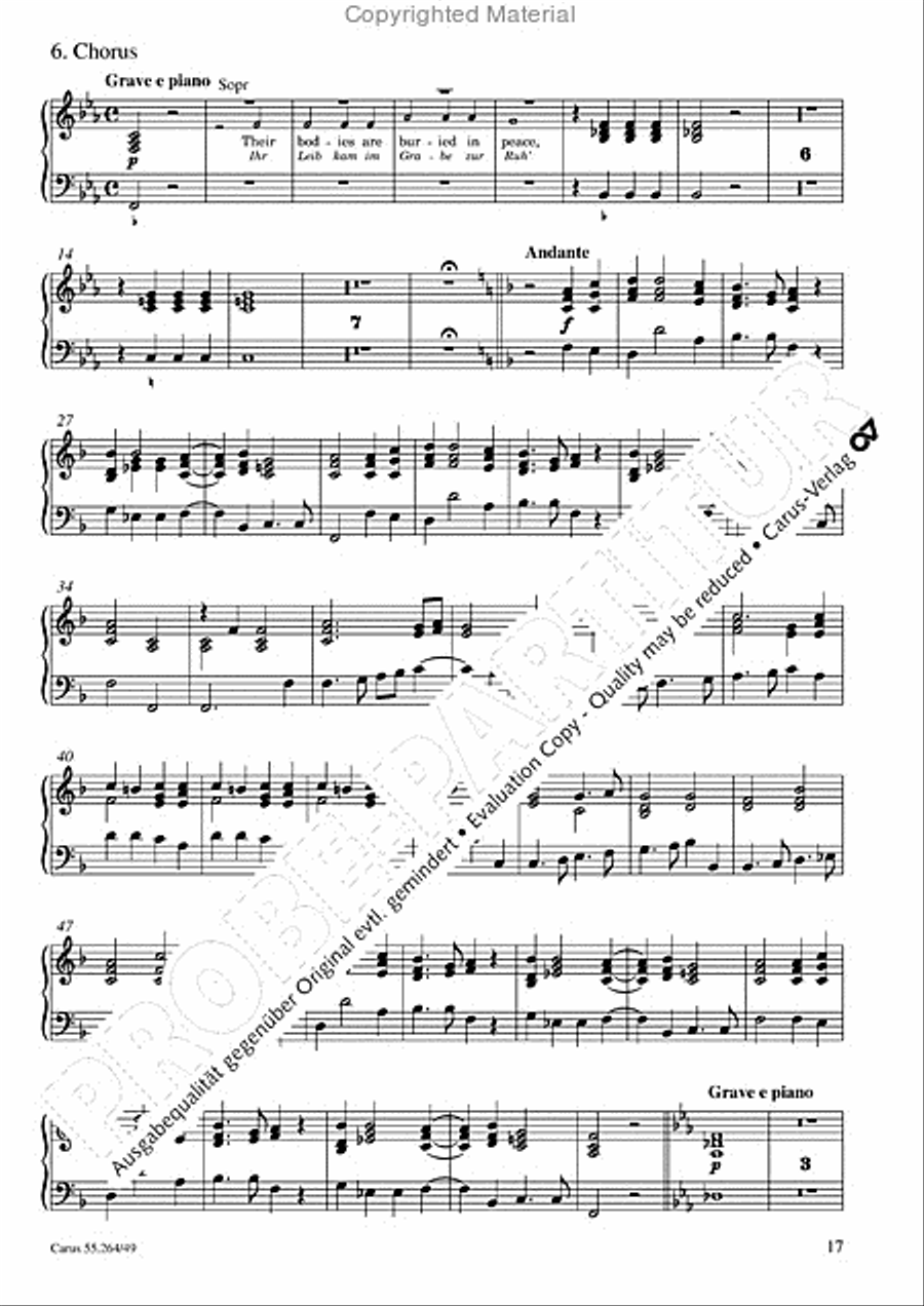 Israel in Egypt - Part I Israel in Egypt - Part I Organ scores gallery preview page 20