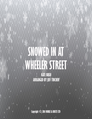 Book cover for Snowed In At Wheeler Street